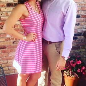 Pink and white Lilly Pulitzer dress